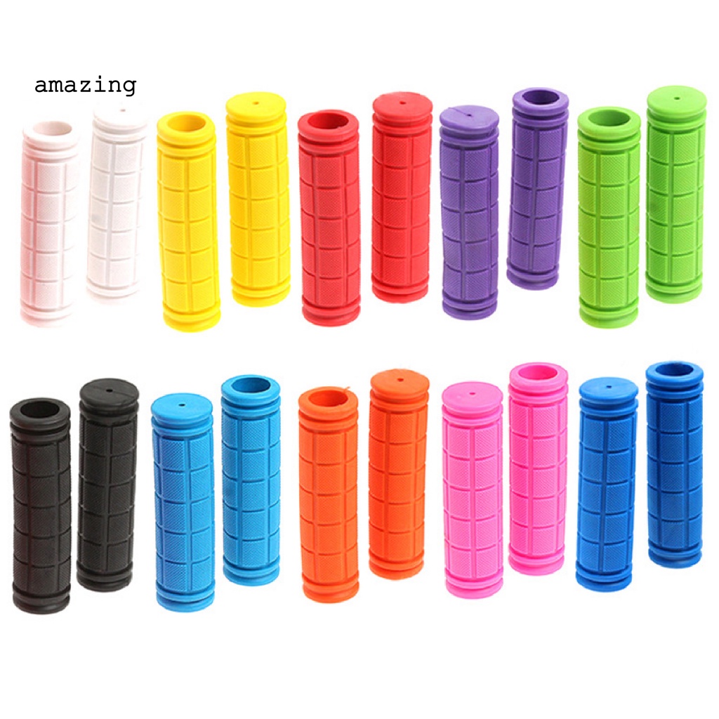 1 Cặp Vỏ Bọc Tay Lái Xe Đạp Bằng Silicone Chống Trượt