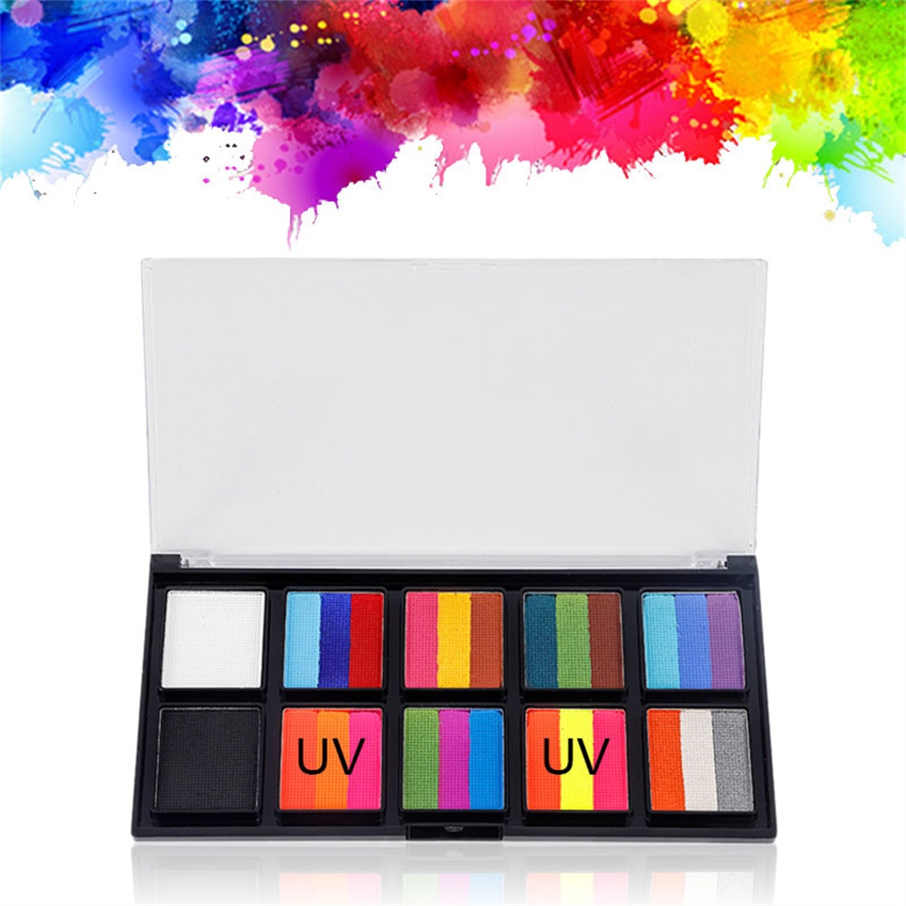 Bảng Màu Vẽ Cơ Thể 26 Màu Sắc 26 Lớp Có Thể Hòa Tan Trong Nước Kèm Hộp Đựng Chuyên Nghiệp