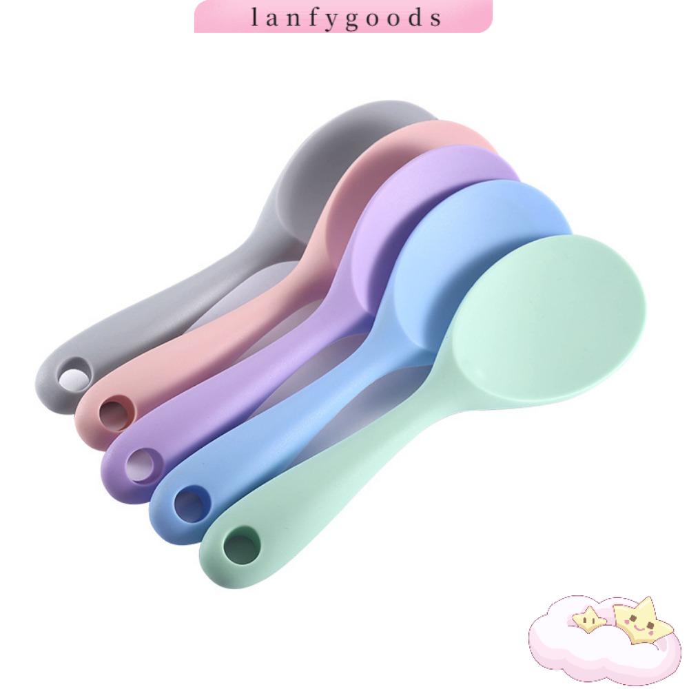 Muỗng Xới Cơm Bằng Silicone Dày Dặn Chịu Nhiệt Độ Cao