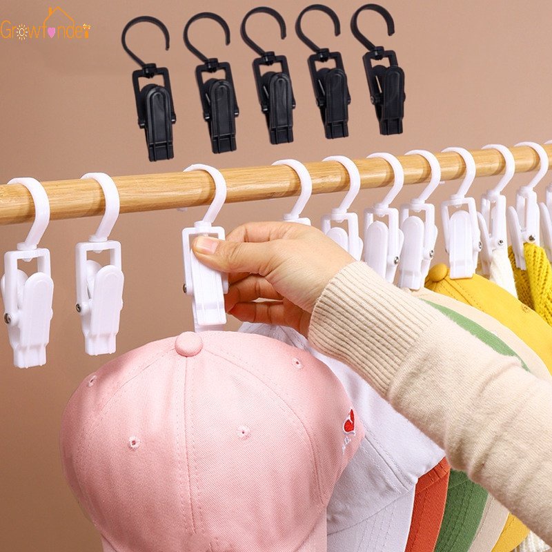 Dụng Cụ Đa Năng Xoay 360 Độ° Giá Đỡ Kẹp Quần Áo Bằng Nhựa Xoay Được Chống Gió Tiện Lợi