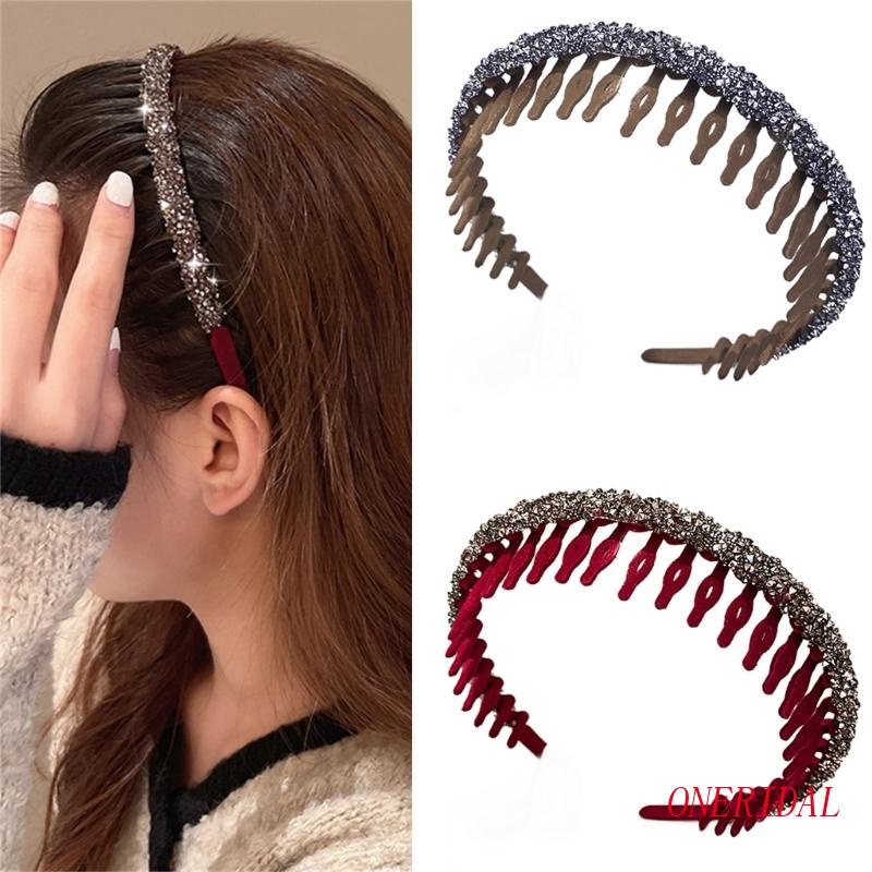 Băng Đô Cài Tóc Đính Pha Lê Siêu Răng Dành Cho Cô Dâu