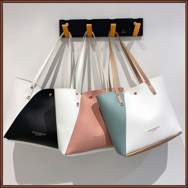 Túi Xách Da Pu Cỡ Lớn Đính Đinh Tán Thời Trang Cho Nữ