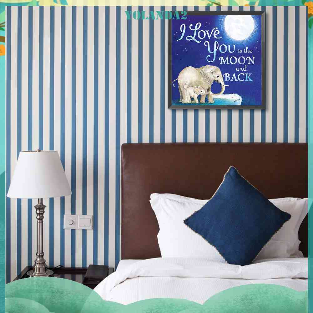 Bộ Tranh Đính Đá 5D Tự Làm Toàn Diện Họa Tiết Mẹ Và Con Trai