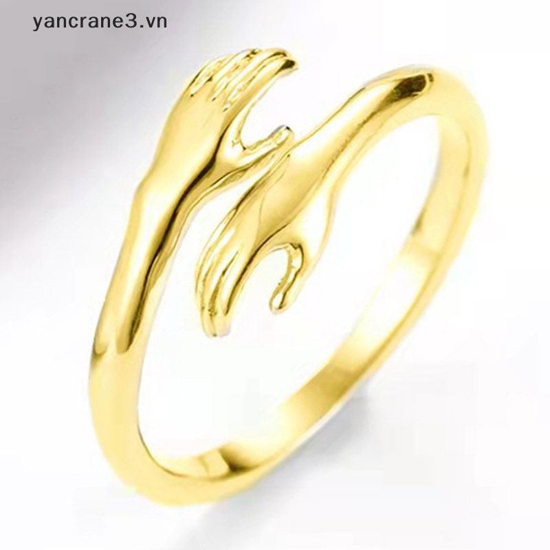 {YAN3} Nhẫn Hở Mạ Bạc 925 Hình Trái Tim Phong Cách Cổ Điển Thời Trang {yancrane3.vn}
