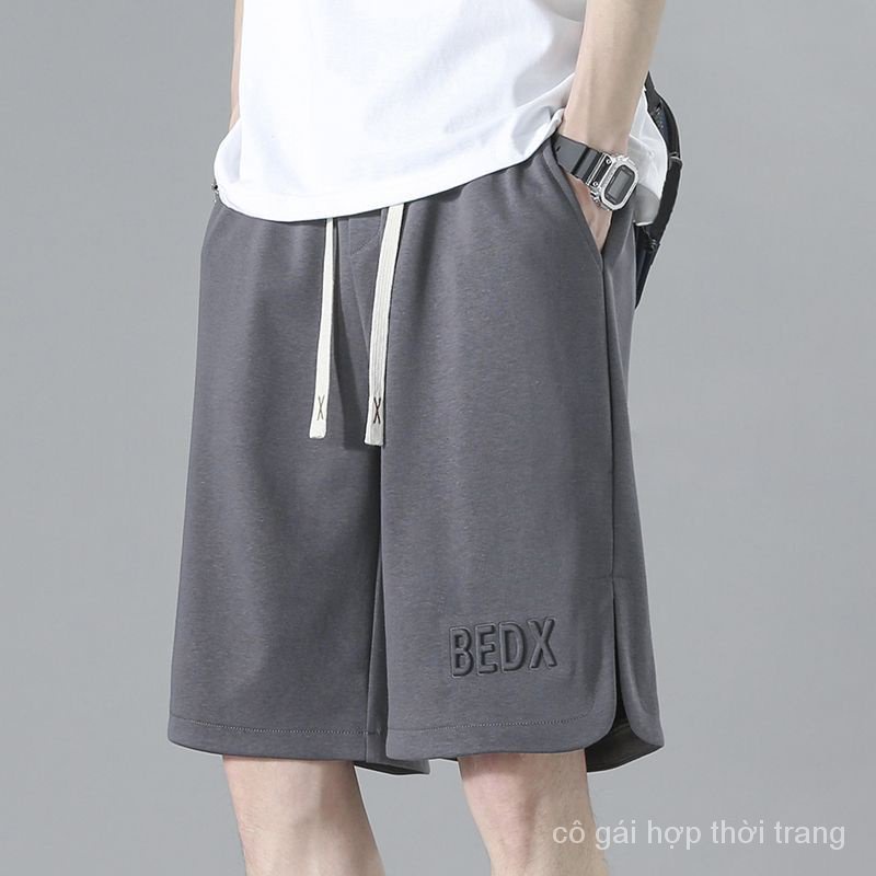 Wuiq Hàng Có Sẵn Quần Short Thể Thao Dáng Rộng Đường Phố Cao Cấp Có Size Lớn Phong Cách Đường Phố Mỹ Mùa Hè Cho Nam