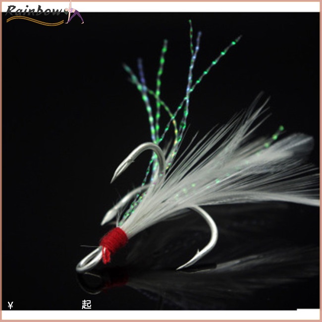 [COD] 2 / 4 / 6 / 8 / 10# Mồi Giả Nhử Cá Bằng Nhựa Có Móc Câu Tiện Lợi