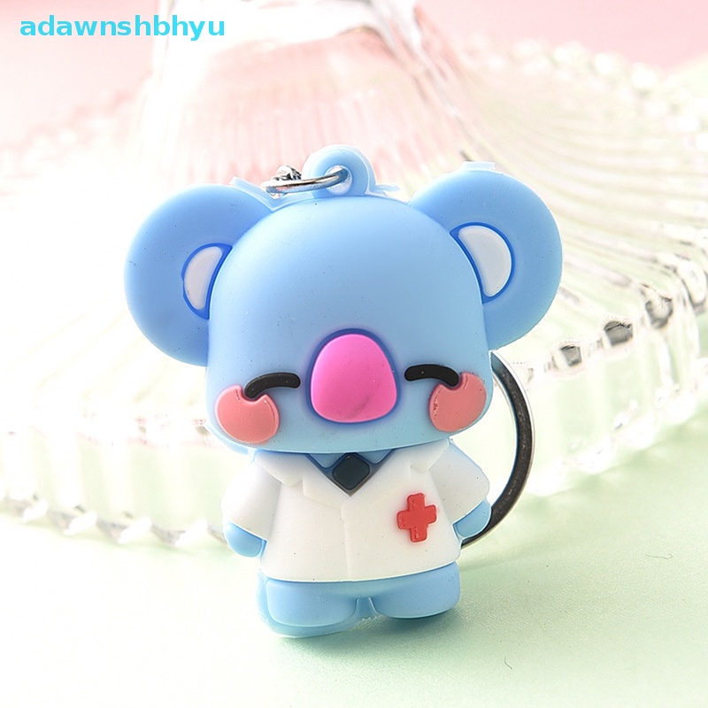 Móc Khóa Nhựa Mềm Hình Búp Bê Hoạt Hình Ba Chiều Sáng Tạo adawnshbhyu