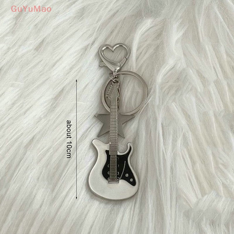 Móc Khóa Hình Đàn Ghita / Ngôi Sao / Trái Tim Thời Trang Cho Nam Và Nữ