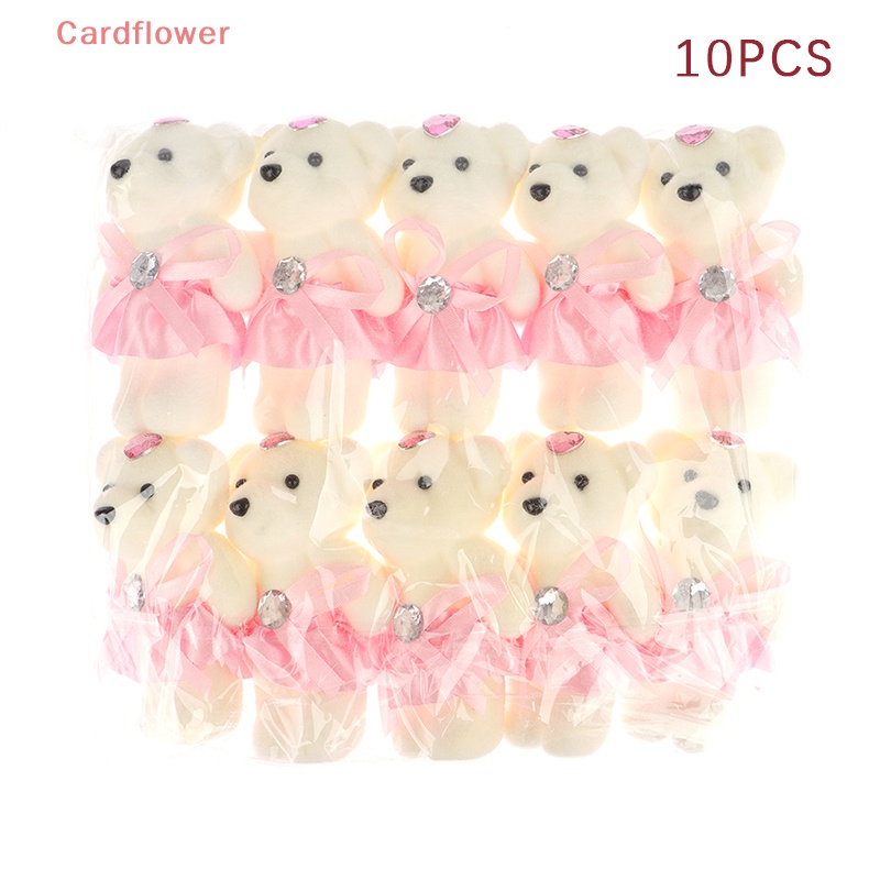 Bộ 10 Gấu Bông 12cm Trang Trí Tiệc Mới