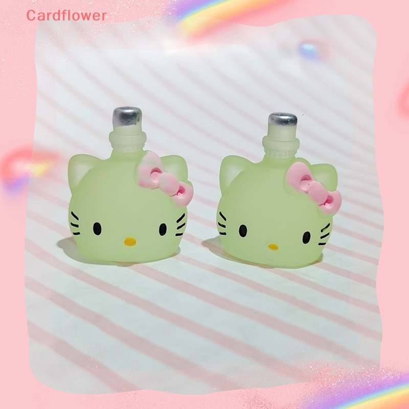 &lt; Cardflower &gt; Bộ 5 Tượng Mèo Mini Phát Sáng Trong Bóng Tối Trang Trí Tiểu Cảnh Craf Mới