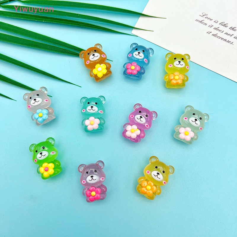 Bộ 2 Gấu Nhựa Phát Quang Trang Trí Mới