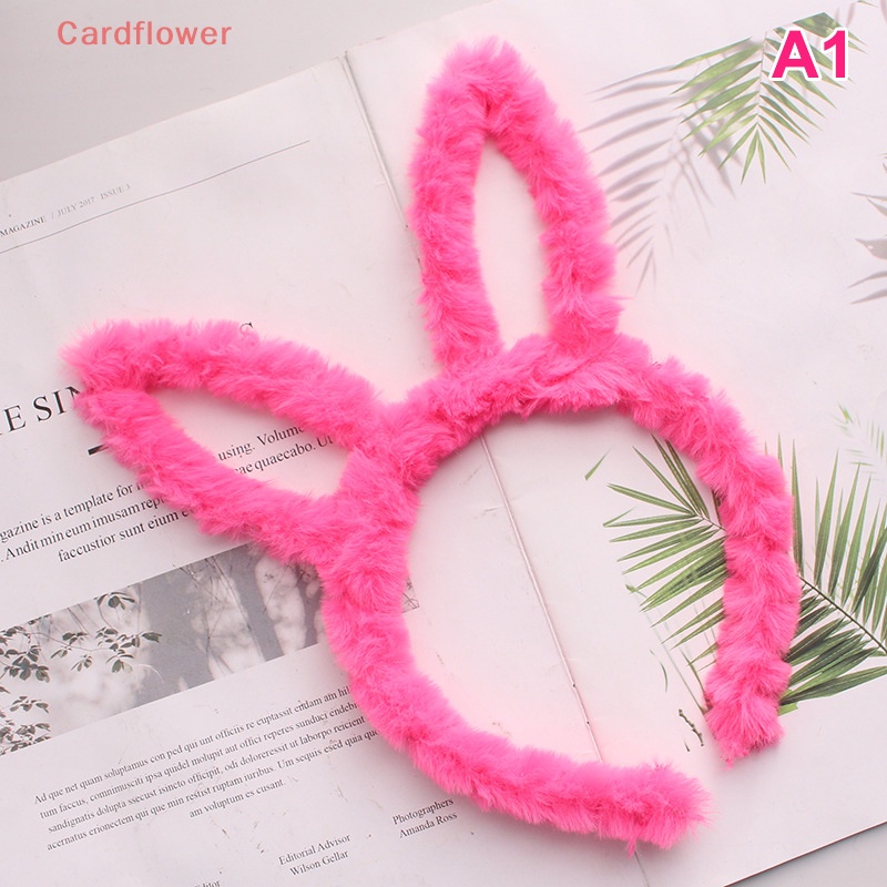 Băng Đô Tai Thỏ Lông Nhung Mềm Mại Dành Cho Người Lớn Và Trẻ Em Mới