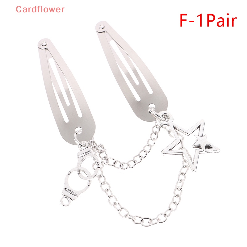 Kẹp Tóc Chuỗi Xích Kim Loại Thời Trang Cho Nữ