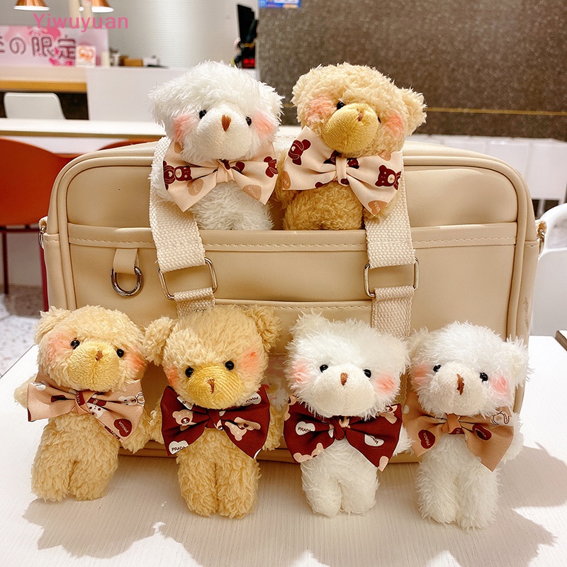 < Yiwuyuan > Móc Điện Thoại / Chìa Khóa / Túi Xách Hình Gấu Bông Thủ Công DIY Đáng Yêu Mới