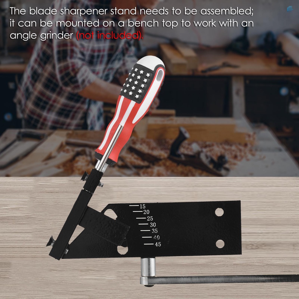 Bộ Dụng Cụ Mài Lưỡi Cắt Cỏ (s2mwvn) Có Thể Điều Chỉnh Góc Đứng Và Tiêu Chuẩn 15 Đến 45 Độ