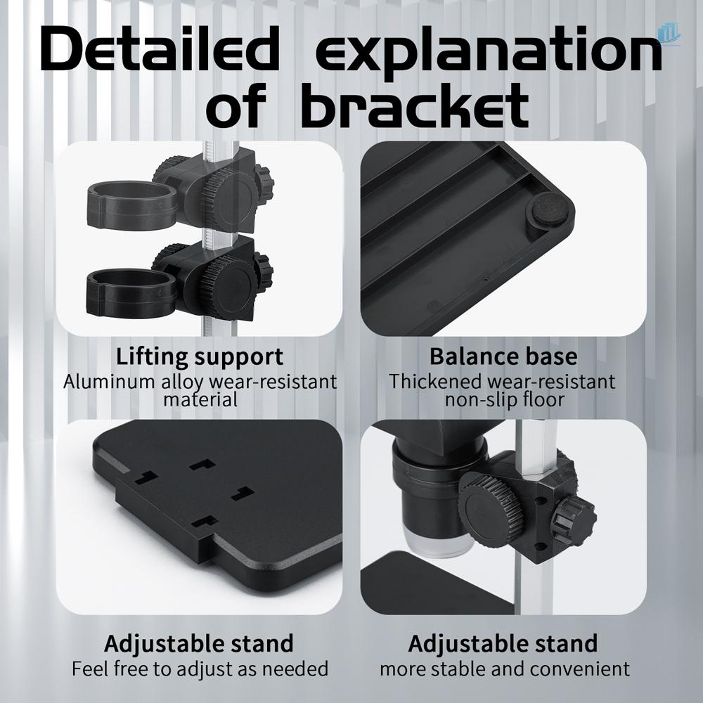 Kính Hiển Vi Điện Tử 5.5-inch 10 Megapixel Màn Hình LCD Phóng Đại 1000x 8LED