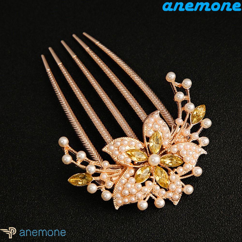 Lược Cài Tóc Hình Hoa Phong Cách Hàn Quốc Cổ Điển Dành Cho Nữ