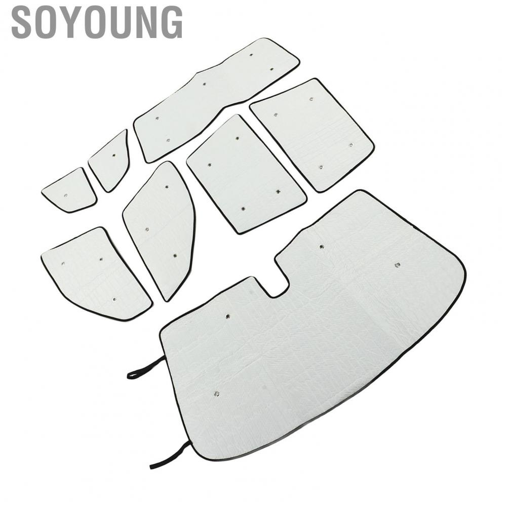 Soyoung Window Heat Shield Cover  Double Layer Reflective 210T Material Windshield Sunshade for X3 E83 2006‑2010