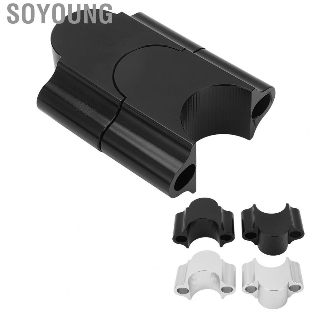 Soyoung Handlebar Riser Clamp  Motorcycle Handlebar Riser Clamp 2 PCS Left and Right Precise 28mm 30mm  for Motorbike