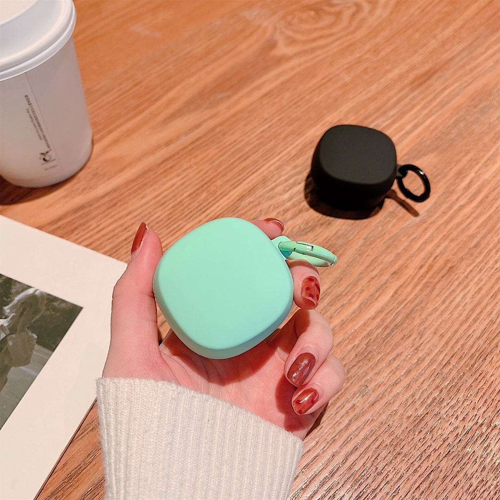 Vỏ Bảo Vệ Hộp Sạc Tai Nghe Không Dây Bluetooth Baseus Bowie WM02 plus / WM02 + TWS Bằng Silicon Mềm Màu Trơn