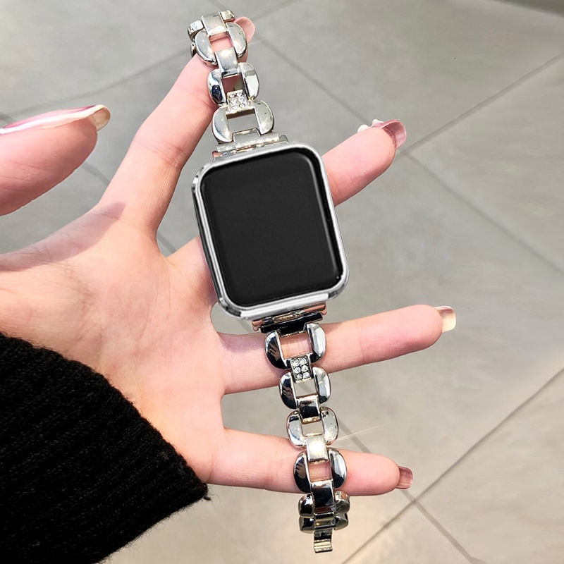 Dây Đeo Thay Thế Cho Đồng Hồ Thông Minh Redmi Watch 3 / Redmi Watch 2 Lite / Mi Watch Lite Kèm Khung Kim Loại