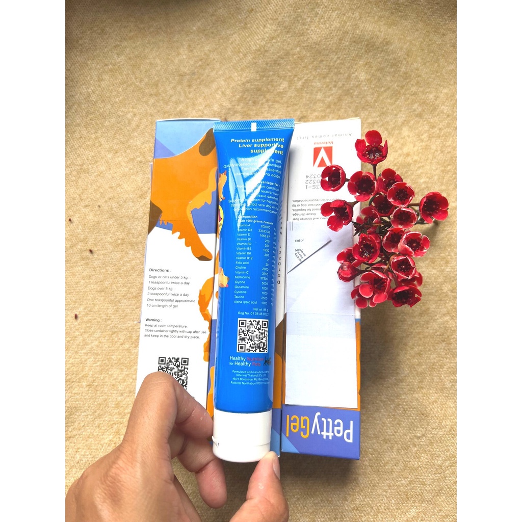 Gel ăn bổ sung chất dinh dưỡng cho chó mèo-Petty Gel