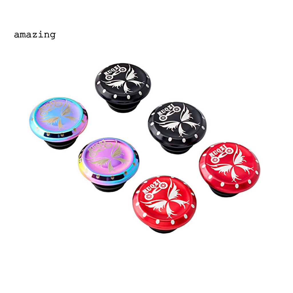 1 Cặp Nút Gắn Tay Cầm Xe Đạp Bằng Hợp Kim Nhôm Màu Sắc Đơn Giản Siêu Nhẹ