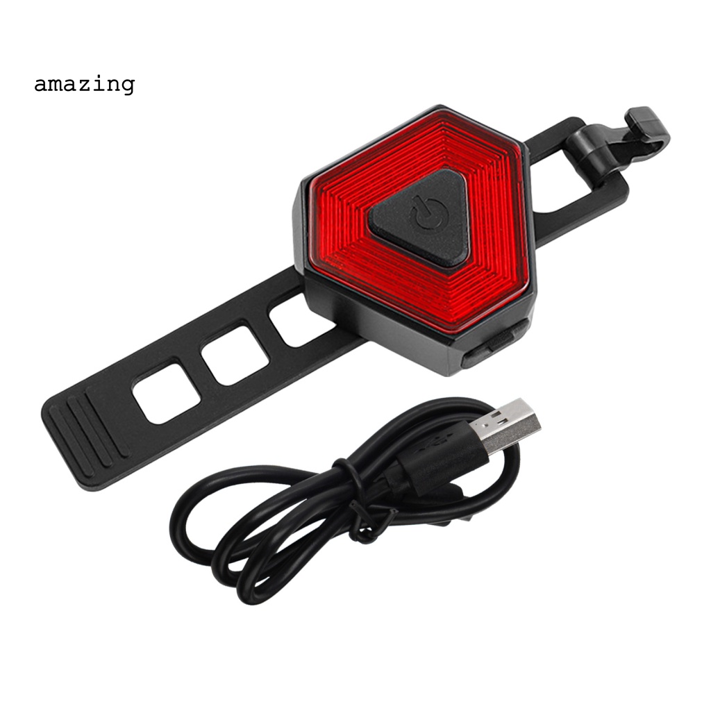 Đèn Cảnh Báo Thông Minh Chống Rơi Vỡ Có 6 Chế Độ Chiếu Sáng Dành Cho Xe Đạp Địa Hình