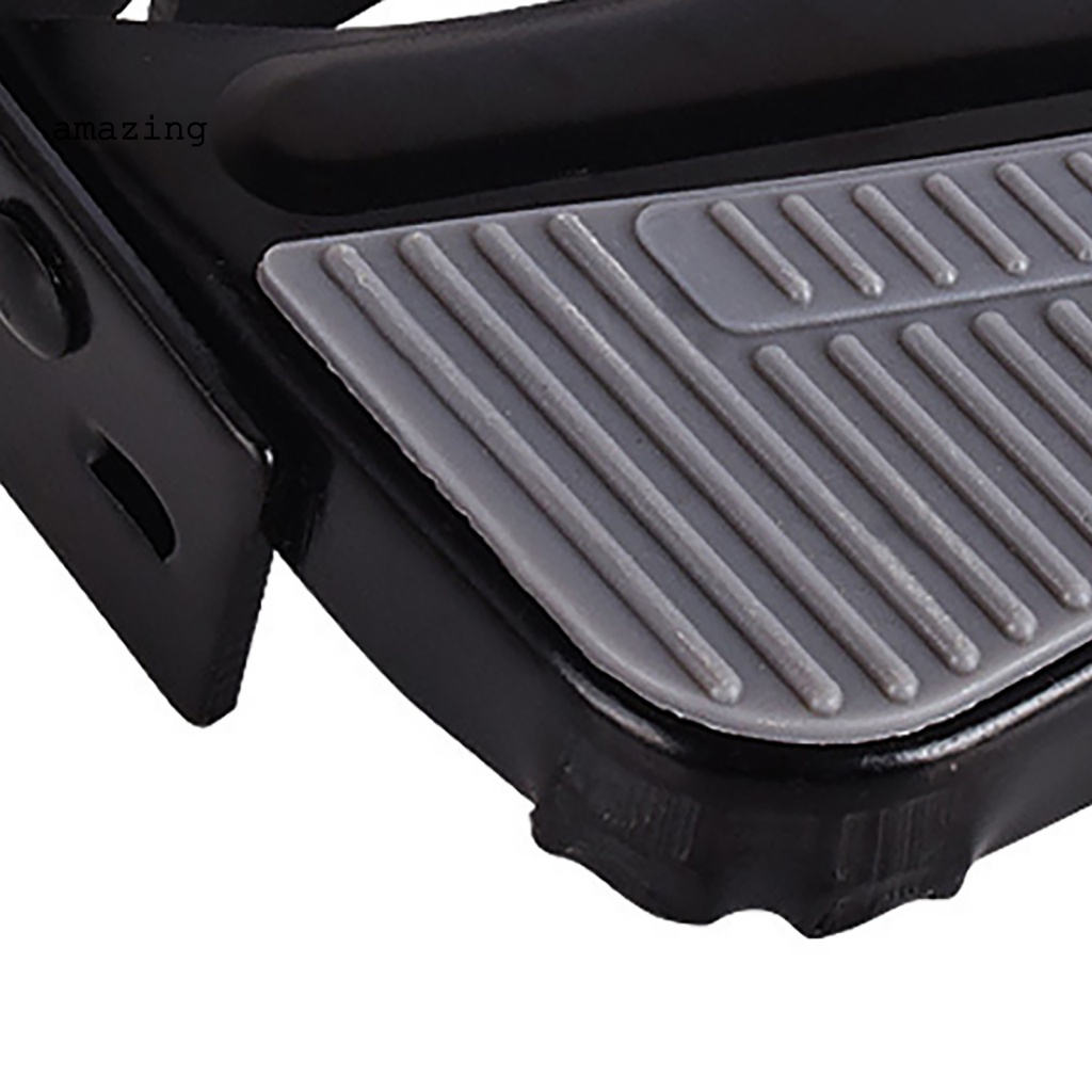 1 Cặp Bàn Đạp Xe Đạp Điện Bằng Thép Mangan Có Thể Gấp Gọn Tiện Dụng