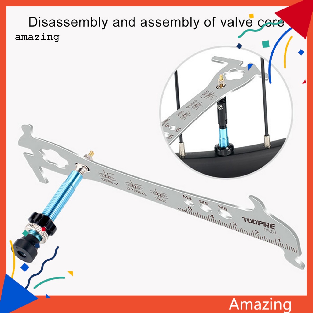 Thước Đo Dây Xích Xe Đạp Màu Sắc Bạc Tiện Dụng