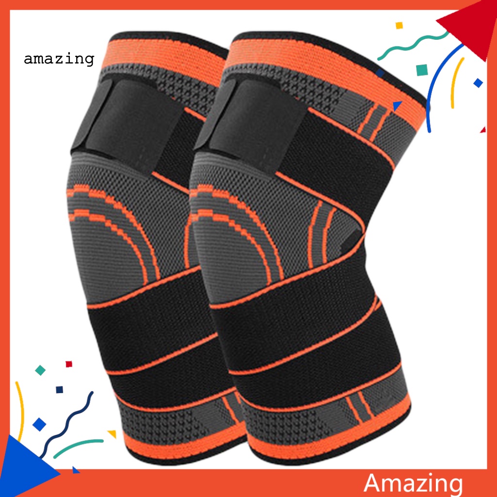 Bộ 2 Băng Quấn Bảo Vệ Đầu Gối Co Giãn Tiện Dụng Khi Chơi Thể Thao