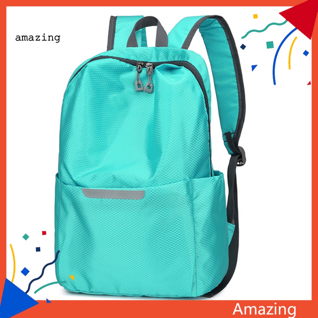 Ba Lô Leo Núi Màu Sắc Đơn Giản Trọng Lượng Nhẹ Có Khóa Kéo