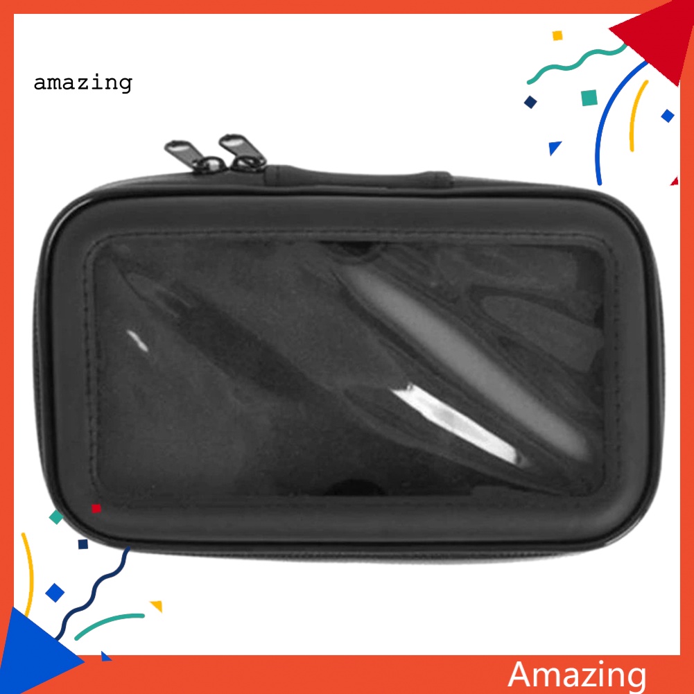 Túi Đựng Điện Thoại Chống Thấm Nước Có Thể Chạm Màn Hình Cảm Ứng Gắn Tay Lái Xe Đạp