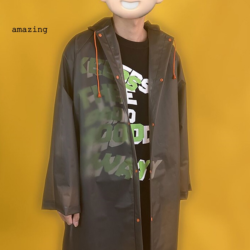 Áo Mưa Dáng Dài Bằng EVA Chống Thấm Nước Tùy Chỉnh Kèm Dây Đeo Tùy Chỉnh Tiện Dụng Mang Theo Cắm