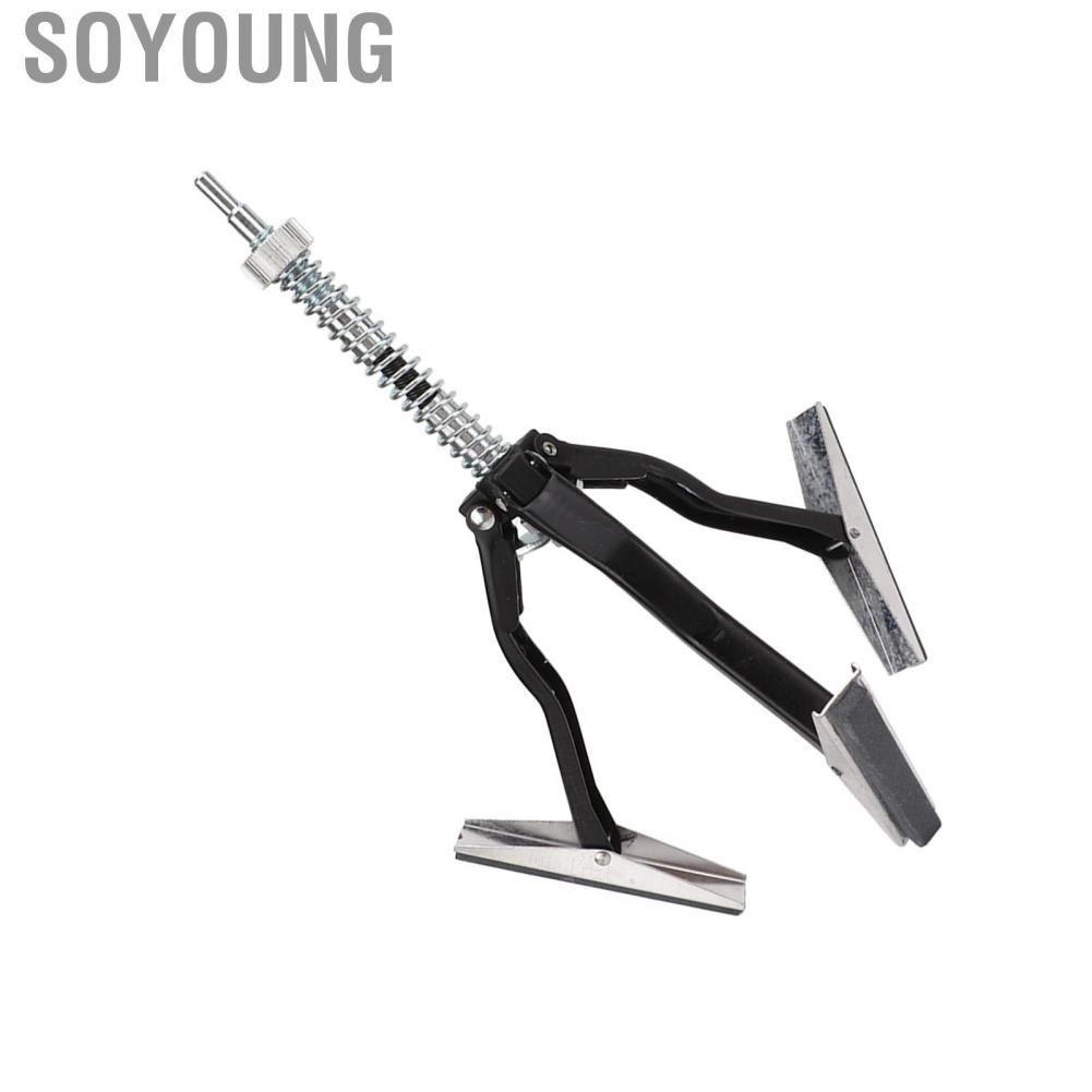 Soyoung Engine Cylinder Deglazer  3 Jaws Knurled Wheel Powerful Arm Engine Cylinder Hone Tool  for Car