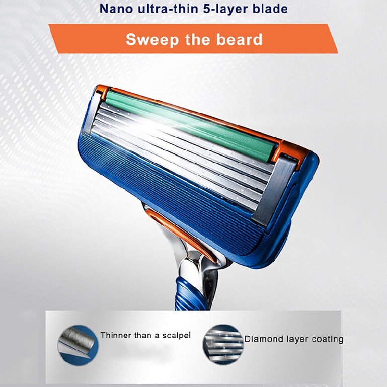 4/8PCS Shaving Razor Blades Refills Replace for Gillette Fusion 5 Proglide