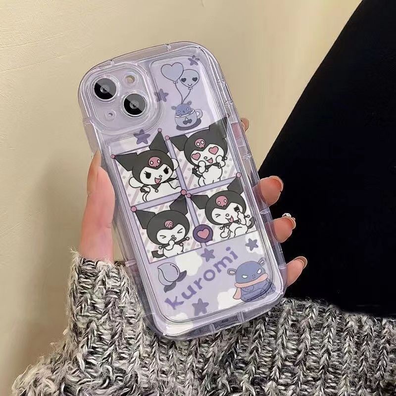 Ốp Điện Thoại In Hình Kuromi Dễ Thương Cho Iphone 13promax 12 11 14pro X XS Xsmax Xr 8 / 7plus