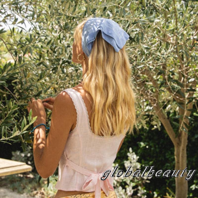 Áo Croptop Sát Nách Phối Ren Cài Nút Thời Trang Mùa Hè Cho Nữ