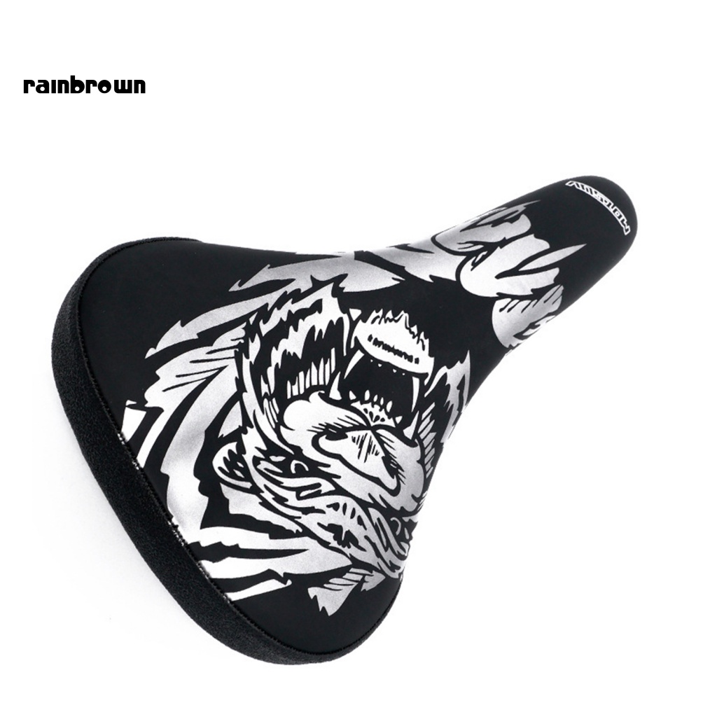 Yên Xe Đạp Chống Trượt Thoáng Khí In Hình Hổ Bằng Nhựa PP