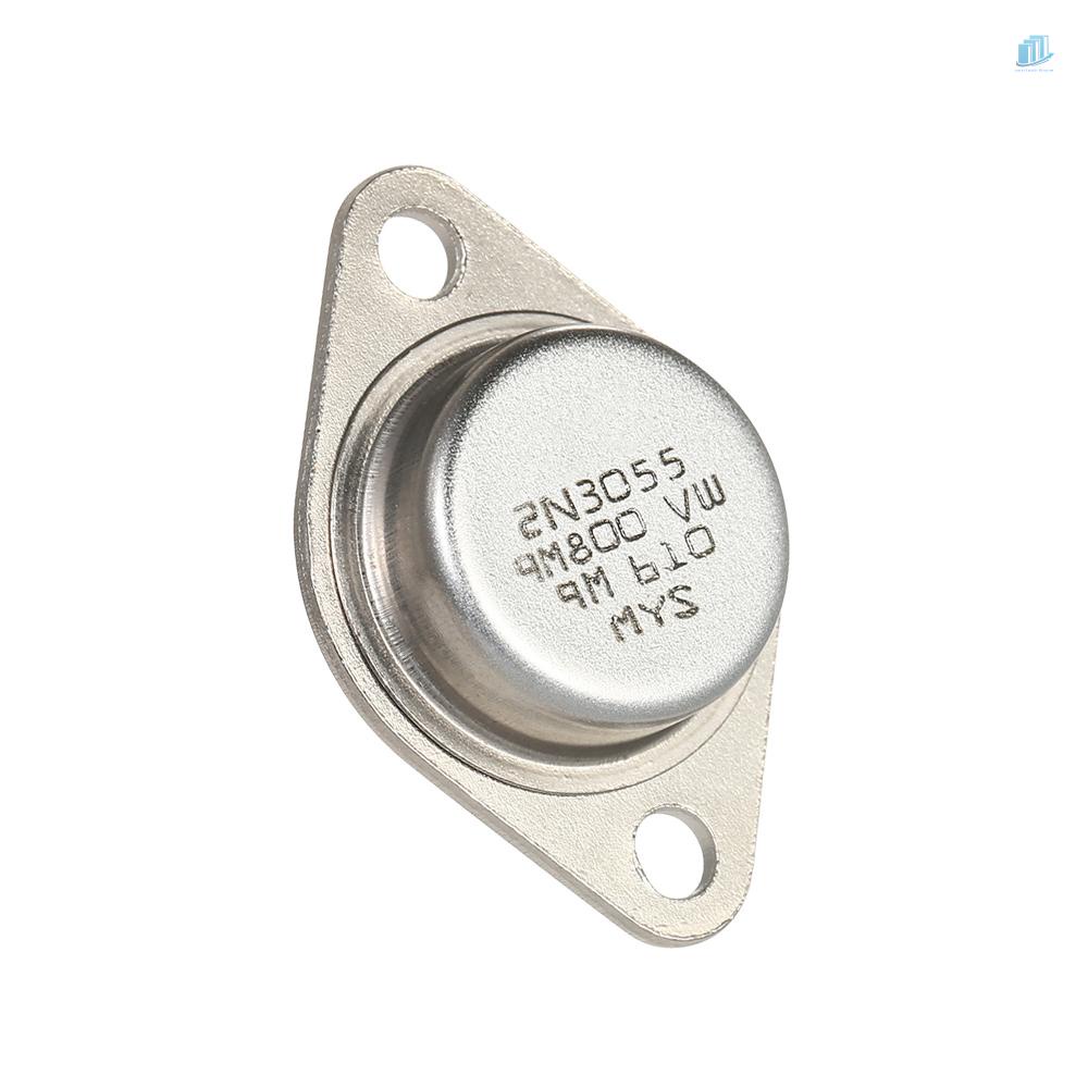 Set 5 Linh Kiện Bán Dẫn NPN TO-3 15A / 60V 2N3055 Bằng Kim Loại Chất Lượng Cao