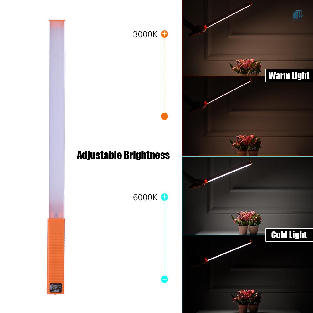 Đèn LED Chụp Ảnh Cầm Tay Màu Sắc Thay Đổi Theo Nhiệt Độ Kèm Điều Khiển Từ Xa Tiện Dụng