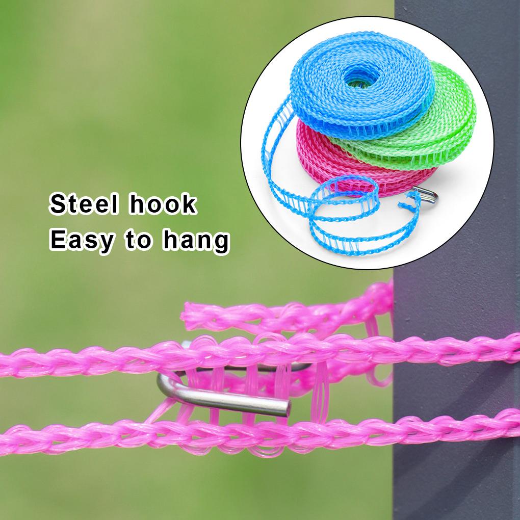 Dây Phơi Quần Áo Chống Gió Chống Trượt Có Thể Điều Chỉnh
