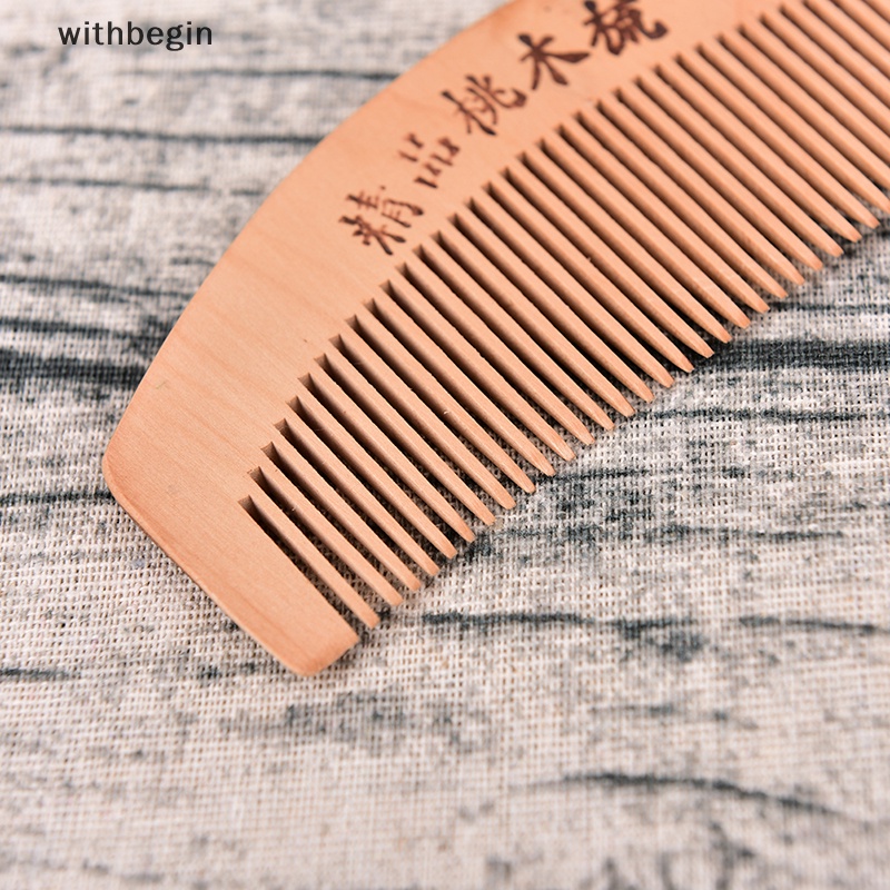 Lược Gỗ Chải Râu Mát Xa Da Đầu Tiện Dụng