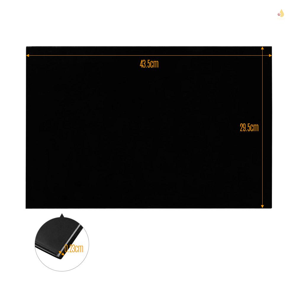 Tấm Bảo Vệ Miếng Gảy Đàn Guitar Điện 3 Lớp Bằng PVC Màu Đen DIY