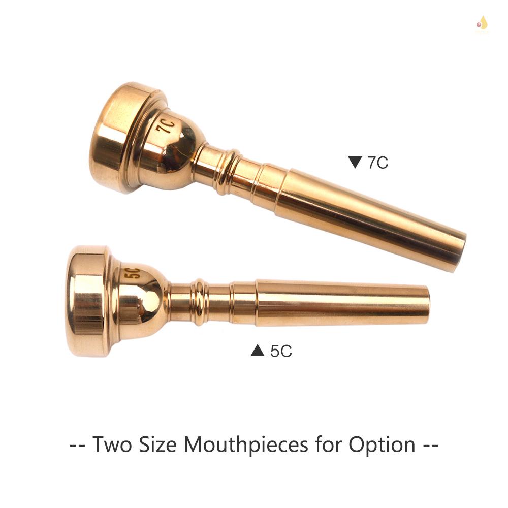 Miệng Thổi Kèn Trumpet mynice Mạ Vàng 5C
