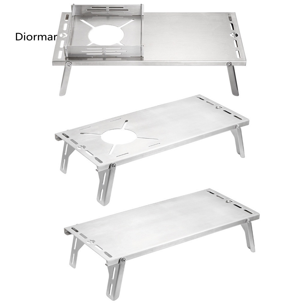 Bàn Xếp Bằng Thép Không Gỉ Chống Gió Tiện Dụng Cho Các Hoạt Động Ngoài Trời