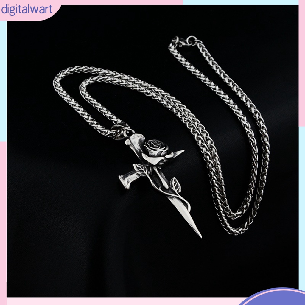 Vòng cổ Hai Mặt Hình Thánh Giá Phong Cách Retro Dành Cho Nam