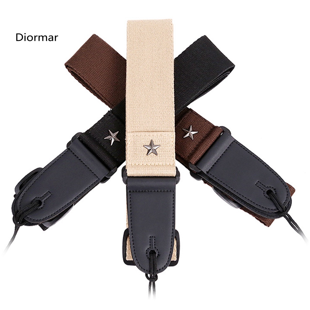 Dây Đeo Giả Da Cotton Có Thể Điều Chỉnh Dành Cho Đàn Guitar Điện