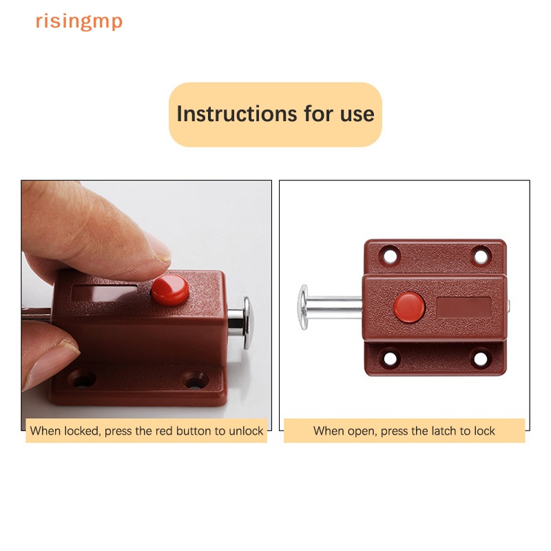 Bộ 2 Chốt Cài Cửa Trượt / Cửa Ra Vào / Tủ Chén / Cửa Ra Vào Tiện Dụng