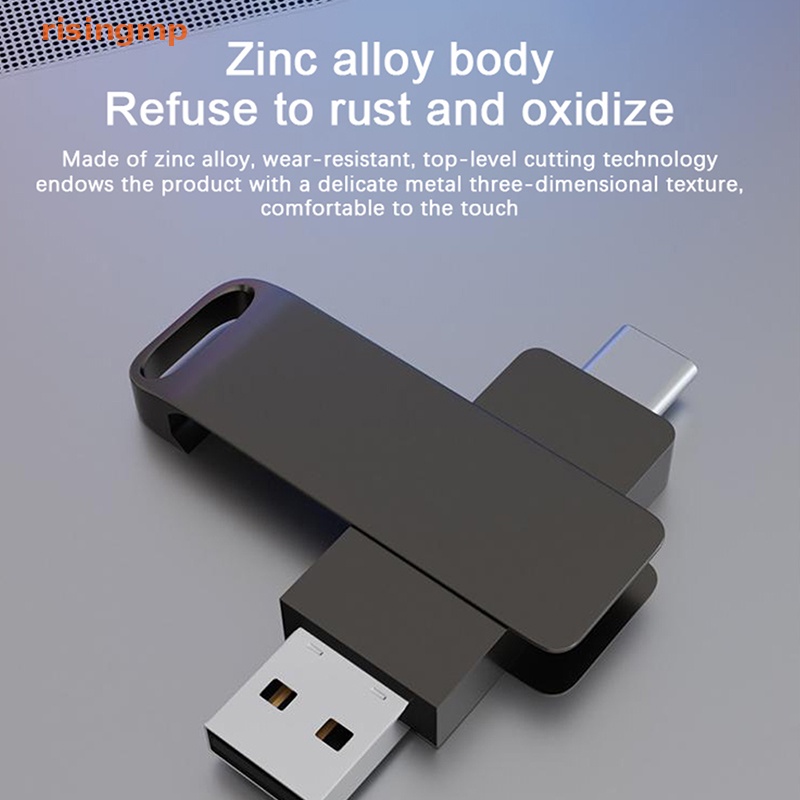 Ổ Đĩa Flash USB Type c USB2.0 Hai Công Dụng Chất Lượng Cao Cho Điện Thoại Di Động / Máy Tính